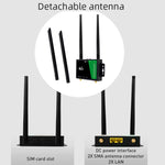 4G Wireless Plug-in Router Detachable Extension Antenna LTE Monitoring Network WiFi Hotspot, EU Plug, LT210B