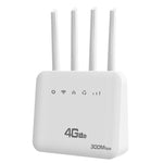 راوتر لاسلكي 4G CPE واي فاي 6 قابس، نقطة اتصال لاسلكية بمنفذين، قابس أوروبي، لأوروبا / آسيا / أفريقيا
