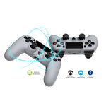 Manette de jeu sans fil Bluetooth pour PS5 / PS5 Slim avec gyroscope 6 axes intégré, sans fil