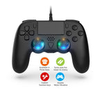 For PS5 / PS5 Slim / PC Wired Controller with Macro Programming Six-axis Gyro, Wired