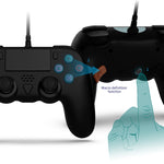 For PS5 / PS5 Slim / PC Wired Controller with Macro Programming Six-axis Gyro, Wired