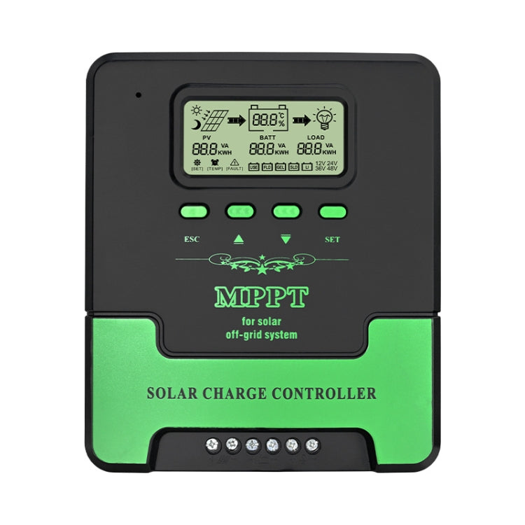 وحدة تحكم شمسية ذكية MPPT للتعرف على الإضاءة 12V/24V 60A، CM-D60، CM-D50