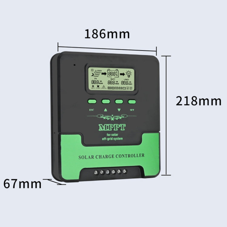 وحدة تحكم شمسية ذكية MPPT للتعرف على الإضاءة 12V/24V 60A، CM-D60، CM-D50