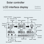 وحدة تحكم شمسية ذكية MPPT للتعرف على الإضاءة 12V/24V 60A، CM-D60، CM-D50