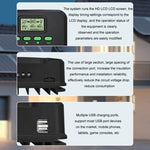 وحدة تحكم شمسية ذكية MPPT للتعرف على الإضاءة 12V/24V 60A، CM-D60، CM-D50