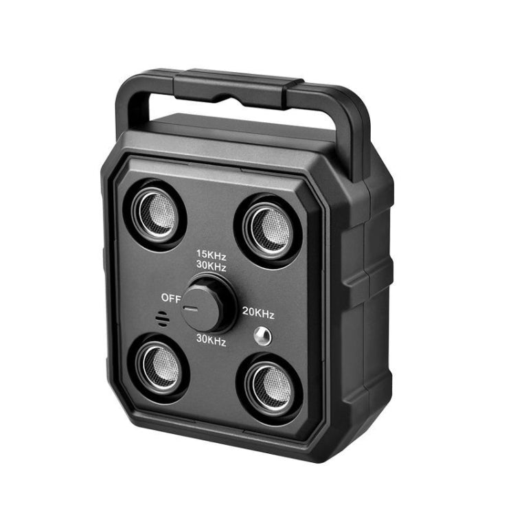 AI Intelligent Recognition Ultrasonic Bark Stopper Portable Dog Training Device Repellent, Black