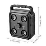 AI Intelligent Recognition Ultrasonic Bark Stopper Portable Dog Training Device Repellent, Black