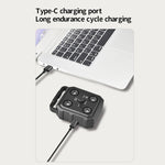 AI Intelligent Recognition Ultrasonic Bark Stopper Portable Dog Training Device Repellent, Black