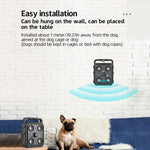 AI Intelligent Recognition Ultrasonic Bark Stopper Portable Dog Training Device Repellent, Black