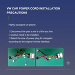 For Volkswagen 4+64G Multimedia Player Android 13 System, 7-inch, 9-inch