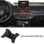 For Audi Left Driving Car Mobile Phone Holder Mounting Base, 05-11 A6L, 06-15 Q7, 09-16 A4L/A5, 10-18 Q5, 10-19 A1, 11-17 A8L, 12-18 A6L, 13-18 Q3, 14-20 A3, 16-19 Q7, 17-23 A4L-A5-S4-S5, 18-22 Q5L, 18-23 A8L, 19-22 Q2L, 19-23 A6L, 19-23 Q3, 20-21 Q7/Q...