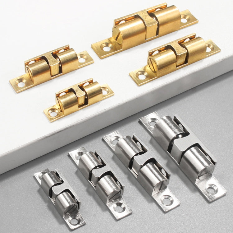 2pcs Cabinet Magnetic Spring Buckle Ball Door Sucker, Small Gold, Medium Gold, Large Gold, Extra Large Gold, Small Silver, Medium Silver, Large Silver, Extra Large Silver