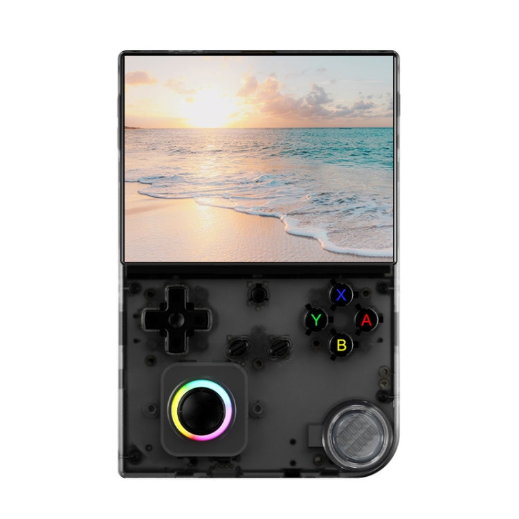 Console de jeu portable rétro ANBERNIC RG40XXV avec écran HD vertical, joystick et éclairage d'ambiance. Disponible en 64 Go, 64 Go + 128 Go et 64 Go + 256 Go.