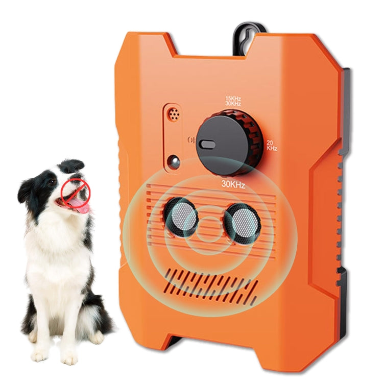 Ultrasonic Bark Stopper Anti-barking Dog Training Device With 3 Modes, D3