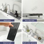 Diatomite Kitchen Water-Absorbent Drying Mat Bathroom Vanity Faucet Countertop Drainage Mat, 40x10cm