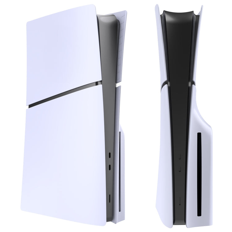 Coque de remplacement amovible pour PS5 Slim, disponible en noir (édition disque), blanc (édition disque), gris (édition disque) et gris (édition numérique).