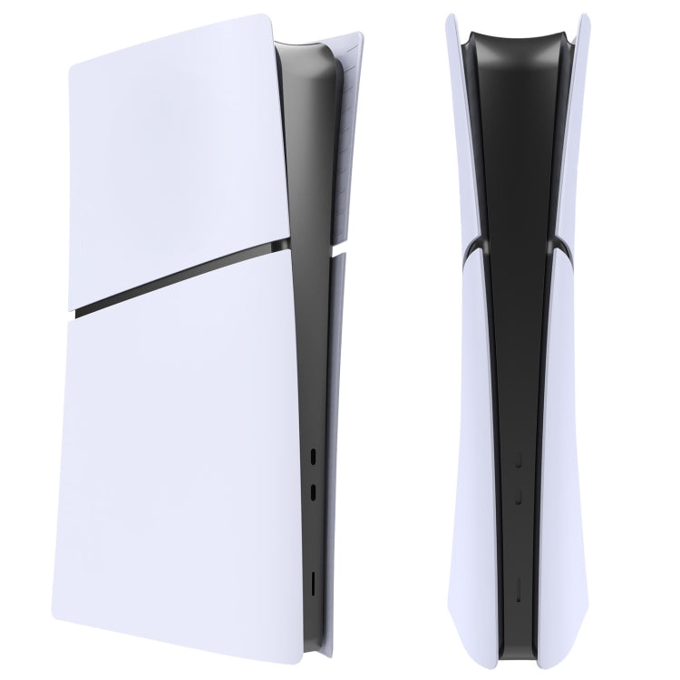 Coque de remplacement amovible pour PS5 Slim, disponible en noir (édition disque), blanc (édition disque), gris (édition disque) et gris (édition numérique).