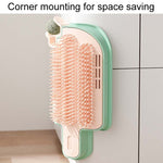 Cats Corner Self-Exciting Ice-Cream Scrubber Pet Massage Brush Toy, Simple Model, Feather Model, Peppermint Ball Model