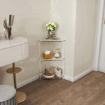 Polygonal 3-Tier Acrylic Wall Corner Table For Living Room Kitchen Bathroom Storage, YX140
