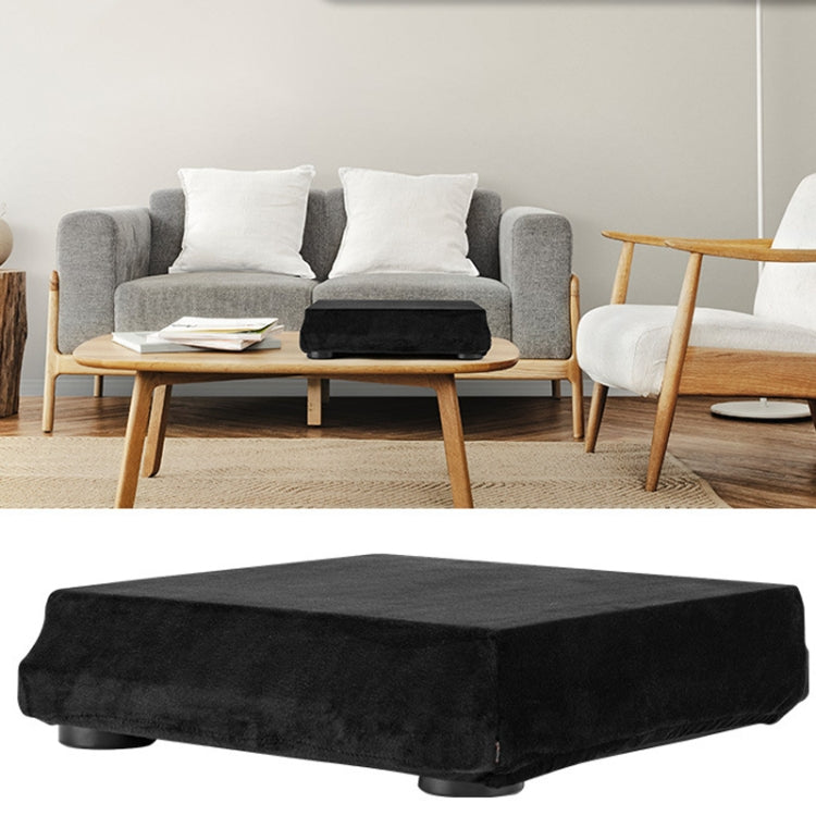 For Audio-Technica AT-LP60XBT Flannel Dust Cover Vinyl Record Player Elastic Band Case, Dust Cover