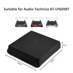 For Audio-Technica AT-LP60XBT Flannel Dust Cover Vinyl Record Player Elastic Band Case, Dust Cover