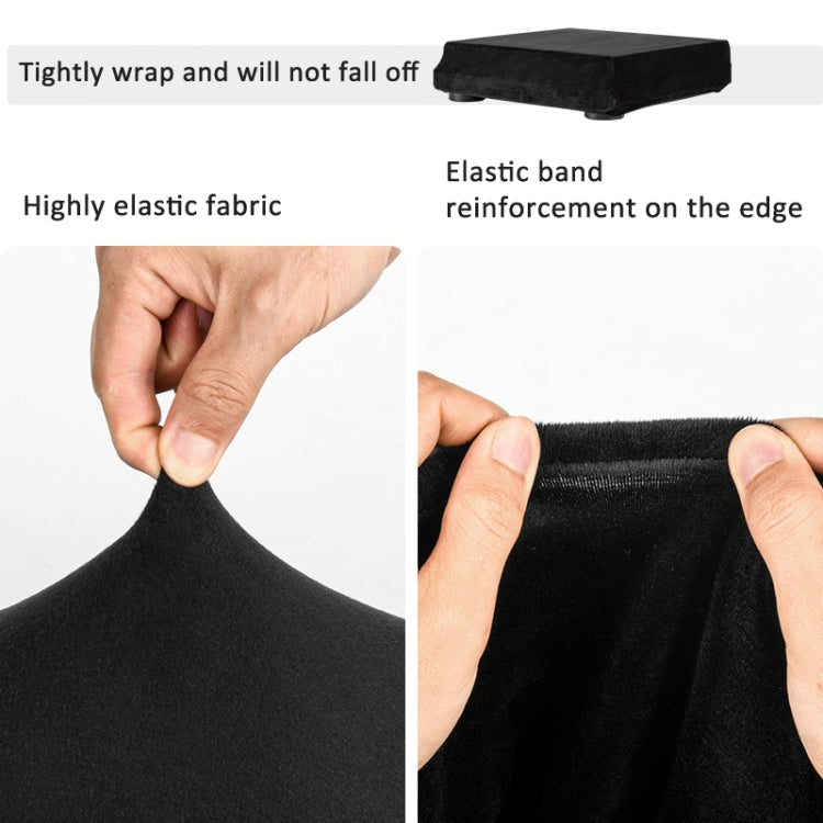 For Audio-Technica AT-LP60XBT Flannel Dust Cover Vinyl Record Player Elastic Band Case, Dust Cover