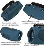 For JBL Xtreme 4 Speaker Silicone Case with Decompression Carrying Strap Portable Protective Shell, With Handle Black, With Handle Blue, With Handle Green