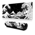Big Wave Gaming Mouse Pad Non-Slip Rubber Desk Mat, 300x600x2mm, 300x700x3mm, 300x800x2mm, 300x800x3mm, 400x900x2mm, 400x900x3mm
