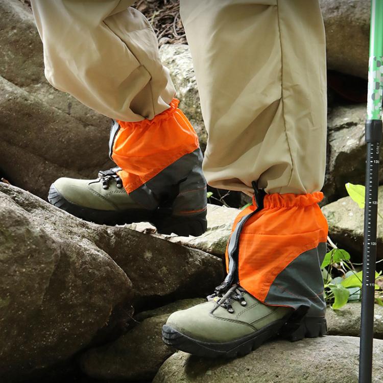 AOTU AT8917 1pair With Reflective Strip Outdoor Mountaineering Hiking Snowproof Footwear Desert Sandproof Shoe Covers