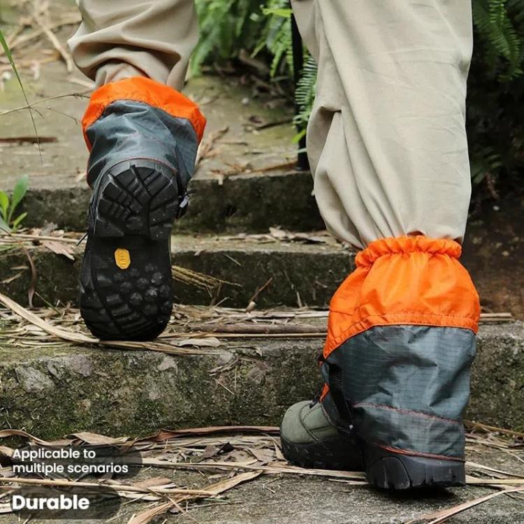 AOTU AT8917 1pair With Reflective Strip Outdoor Mountaineering Hiking Snowproof Footwear Desert Sandproof Shoe Covers