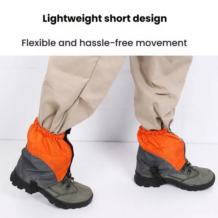 AOTU AT8917 1pair With Reflective Strip Outdoor Mountaineering Hiking Snowproof Footwear Desert Sandproof Shoe Covers