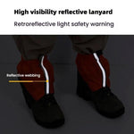 AOTU AT8917 1pair With Reflective Strip Outdoor Mountaineering Hiking Snowproof Footwear Desert Sandproof Shoe Covers