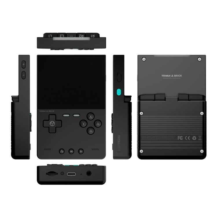 Console de poche portable TRIMUI BRICK, open source, sans fil Bluetooth, HD, rétro arcade, sans carte mémoire, 64 Go, 128 Go, 256 Go