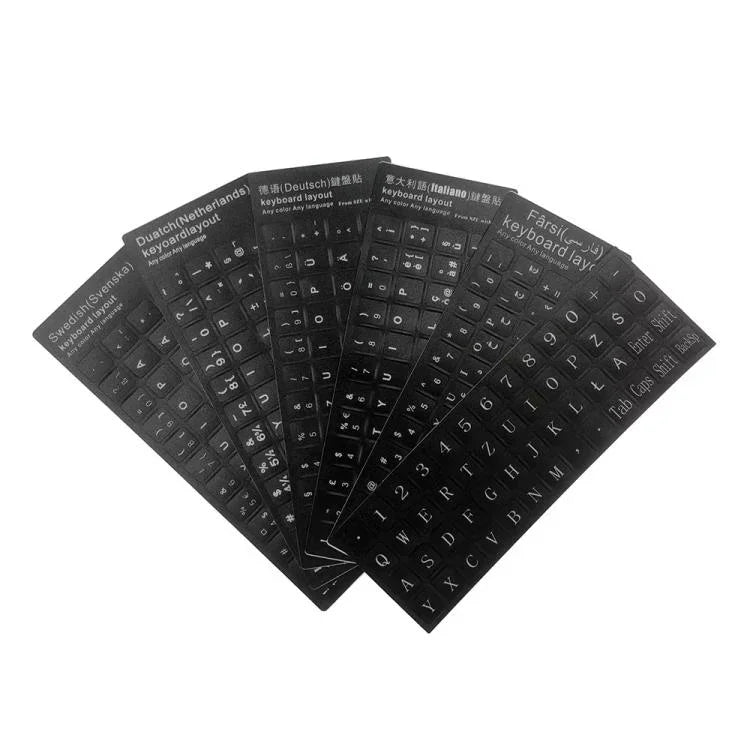 Laptop Keyboard Sticker, Ukraine, Turkish, Swedish, Polish, Farsi