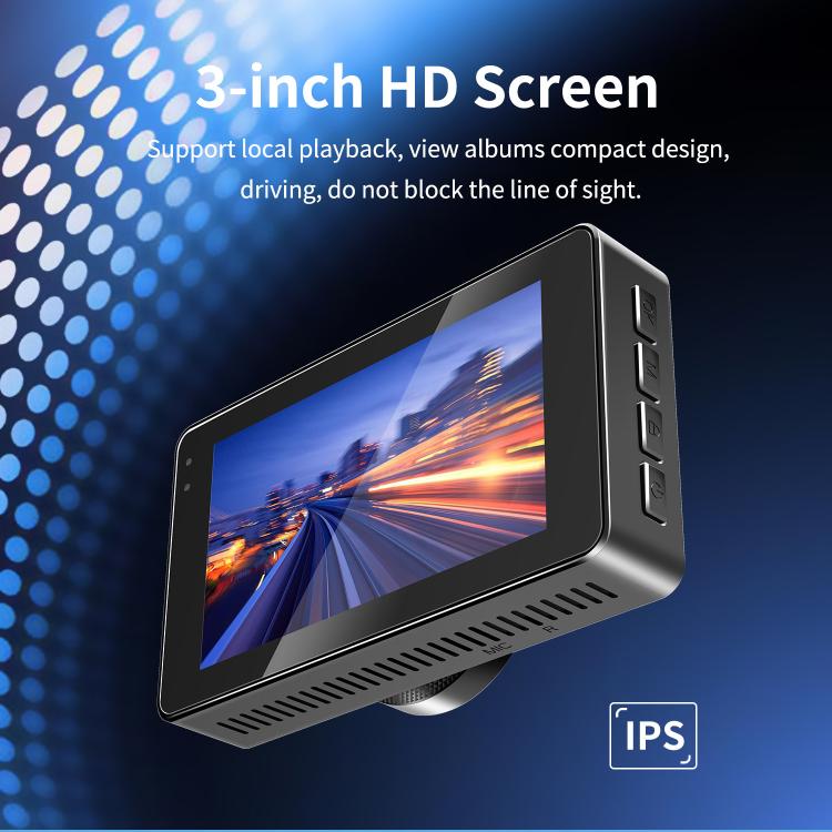 4K+1080P Driving Recorder Dual Front & Rear Recording WIFI Reversing Images