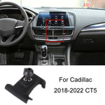 For Cadillac Left Driving Car Special Mobile Phone Navigation Bracket Base, 10-15 SRX, 13-19 ATS-L Sticky Type, 14-17 ATS, 14-22 XTS, 16-22 CT6, 16-23 XT5+XT6, 18-22 CT5, 18-23 XT4, 20-23 CT4, 22-23 LYRIQ