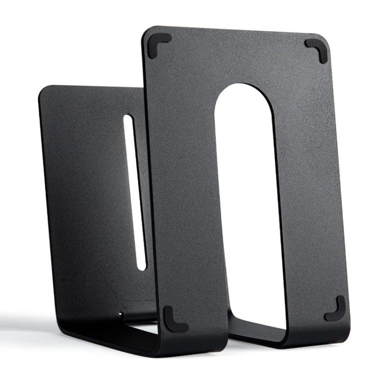 Metal Desktop Speaker Stand Vibration Damping Tilted Studio Monitor Speaker Bracket, ESL-004 Black