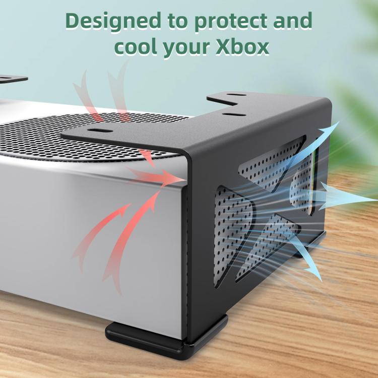 Support de rangement sous bureau pour Xbox One S/X et Xbox 360