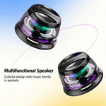 G200 Magnetic Bluetooth TWS Mini Speaker Subwoofer With Colorful Atmosphere Light, G200