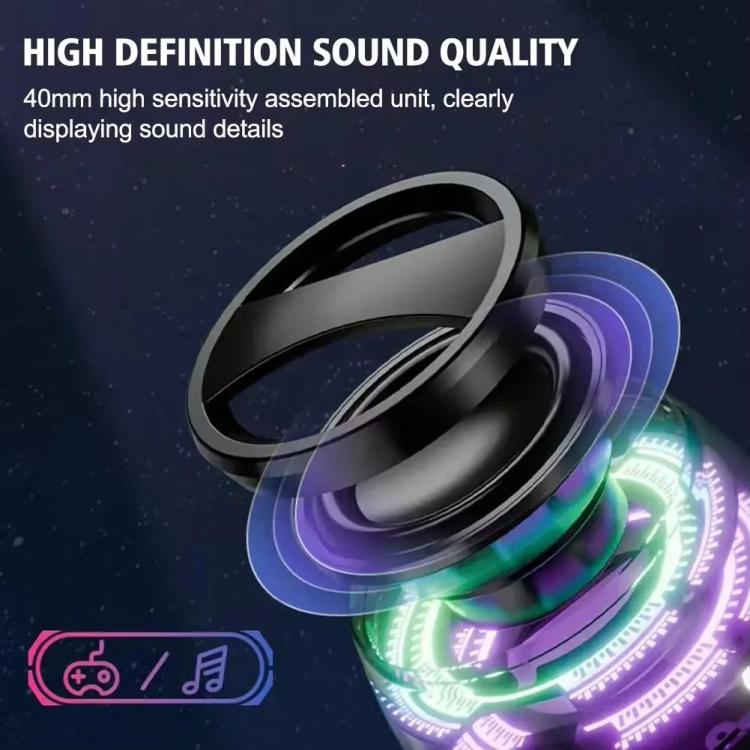 G200 Magnetic Bluetooth TWS Mini Speaker Subwoofer With Colorful Atmosphere Light, G200