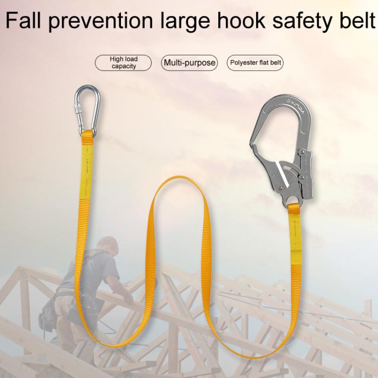 XINDA XDD9304 Outdoor Aerial Work Protection Belt Industrial Safety Belt With Hook, 1.8m