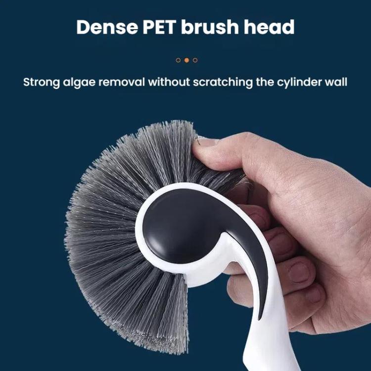 Fish Tank Brush Long Handle Cleaning Algae Removal Tool Inner Wall Cleaning Fish Tank Brush, 95cm, 125cm, 157cm