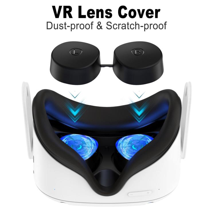 For Meta Quest 3S / Quest 2 VR Lens TPU Protective Cover
