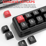 MKESPN 8-Key Wired Hot-Swappable Macro Definition Gaming Mechanical Keyboard With Knob, MKESPN K815A (Black)