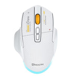 MKESPN W601 Silent Wireless Tri-mode Macro Gaming Mouse Carbon Fiber 12800DPI Bluetooth Mouse