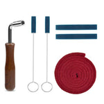 Kit d'outils d'accordage pour piano, butée d'accordage, clé, accessoires pour instruments de musique, noir 8 pièces/kit, bleu 8 pièces/kit, noir 6 pièces/kit, bleu 6 pièces/kit