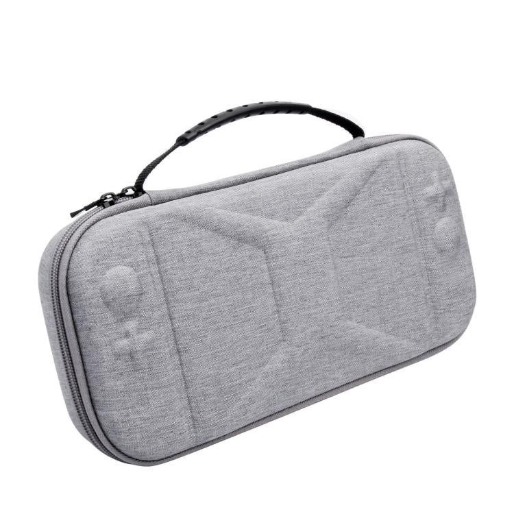 Sacoche de rangement pour console Nintendo Switch 2 en tissu EVA, motif X gris, motif X noir