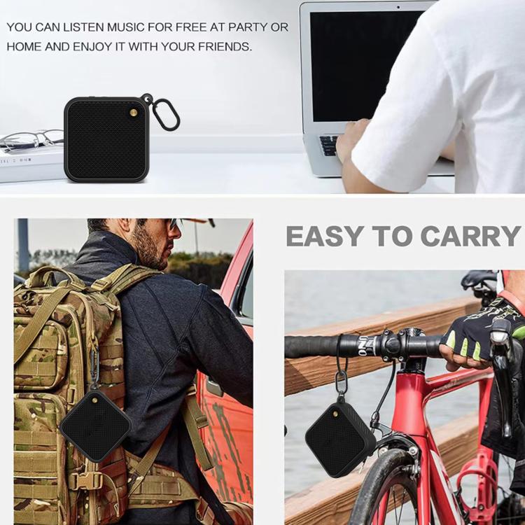 For Marshall Willen Speaker Silicone Cover Protective Case, Case(Black), Case(Silver Gray)