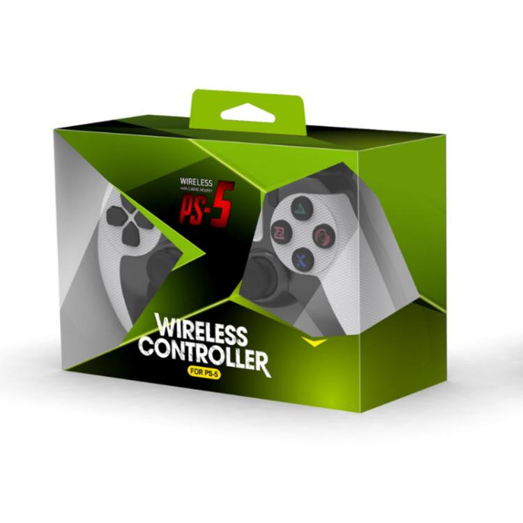 Manette sans fil 6 axes à double moteur et double vibration 2,4 GHz pour PS4 / PS5 / Android / iOS / PC