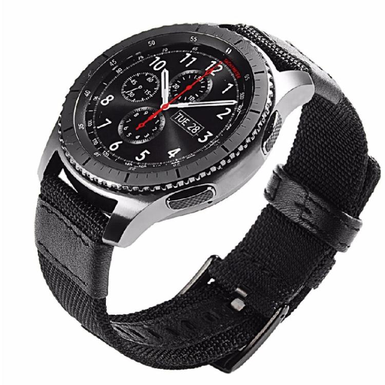 For Samsung Gear S3 Frontier / Classic Smart Quick Release Adjustable Nylon Watch Band, 20mm, 22mm